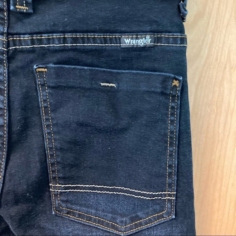 WRANGLER Sz 16 Reg Straight Slim Leg Jeans - Picture 8 of 8